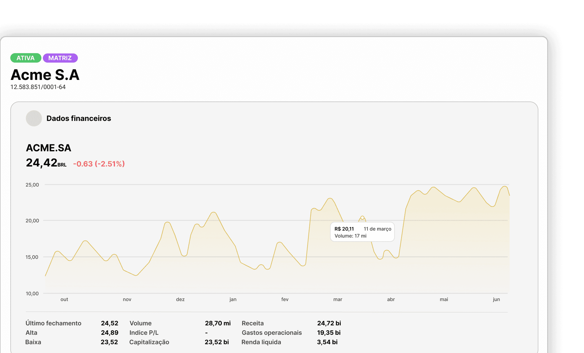 home page search result visual